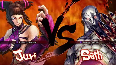 Super Street Fighter 4 Arcade Edition Juri Vs Seth Japanese Youtube