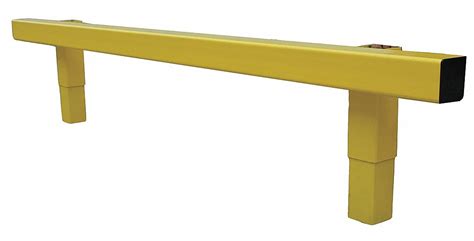 GRAINGER APPROVED Safety Yellow, Steel, Guard Rail System, Floor ...