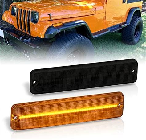 Amazon AJP Distributors Smoke Lens Front Fender Bumper LED Side