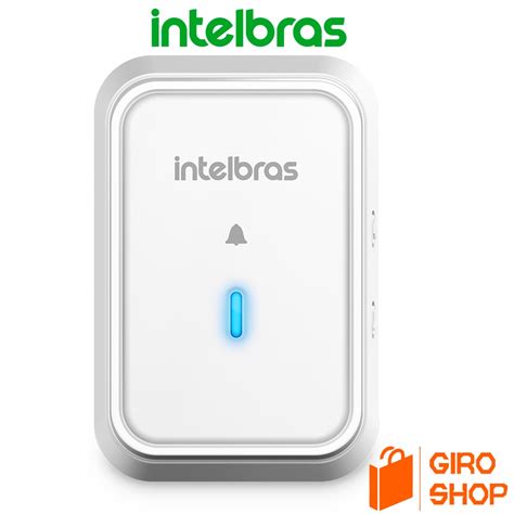 Campainha Intelbras Sem Fio Bateria Cib Branca Shopee Brasil