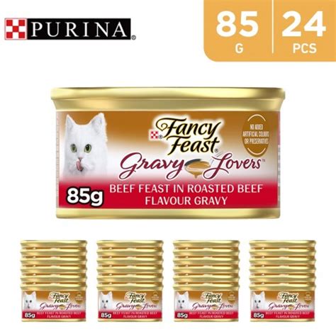 Buy Purina Fancy Feast Gravy Lovers Beef Feast In Roasted Beef Flavour