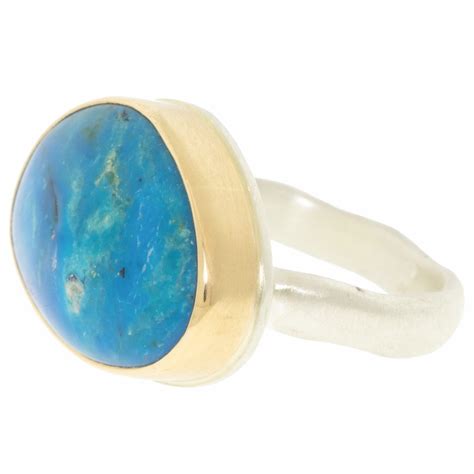 Asymmetrical Peruvian Opal Ring By Jamie Joseph NEWTWIST