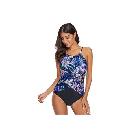 Sexy Flower Print One Piece Ruffle Halter Swimsuit Purple Mufree