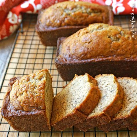 Spiced Banana Bread Mini Loaves Joy Love Food