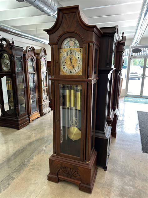 Rare vintage grandfather clocks for sale found in local attic 34