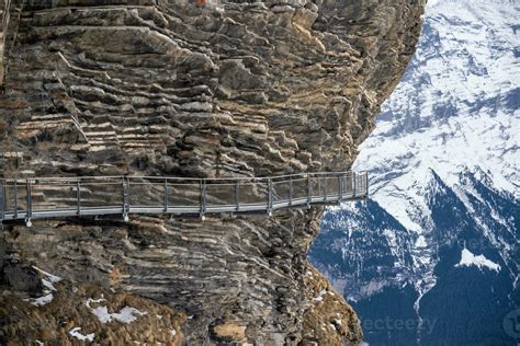 Grindelwald first Switzerland First Cliff Walk viewing platform on the ...