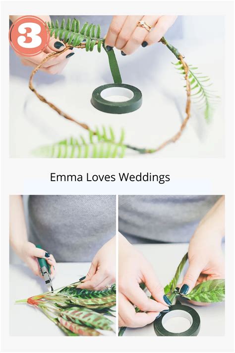 ️ 04 Types of DIY Wedding Flower Crown [Easy Steps] - Emma Loves Weddings