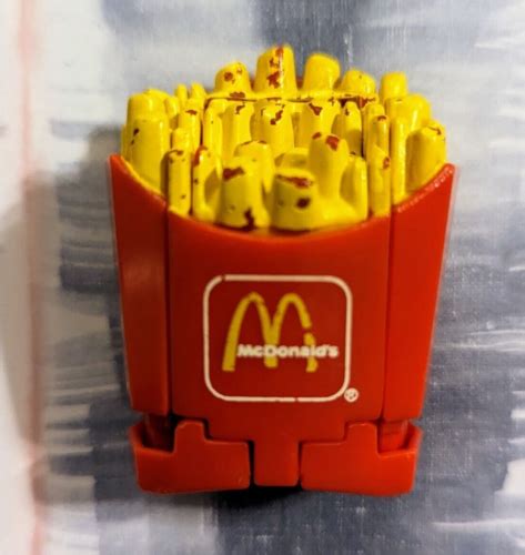 McDonalds 1987 Happy Meal Toy Changeables Transformer French Fry Fries