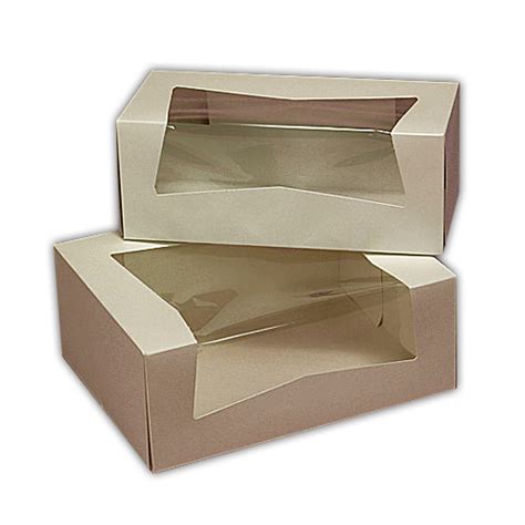 Customised Cardboard Kraft Card Pastry Packaging Boxes In Uk Custom