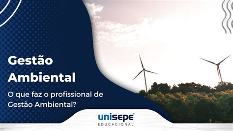 O Que Faz O Profissional De Gestão Ambiental Youtube