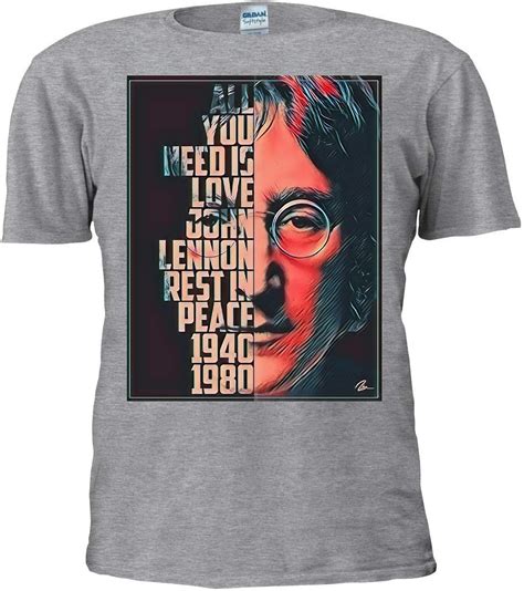 The Beatles camiseta John Lennon película música inspirada camisa