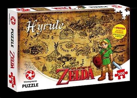 Puslespil Winning Moves Puzzle Legend Of Zelda Hyrule Field 500