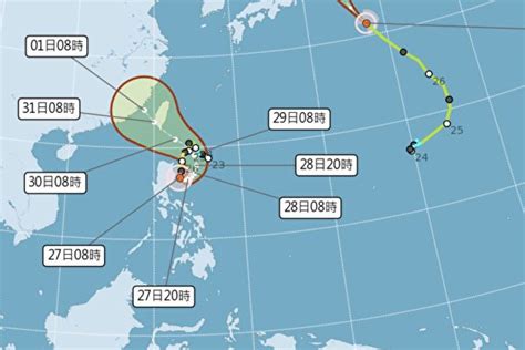 蘇拉颱風轉為強颱 專家警告：近台時強度正值巔峰 中央氣象局 吳德榮 大紀元