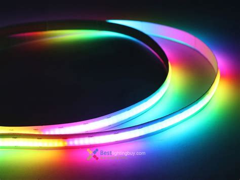 Seamless Digital Rgb Cob Led Strip Light V M Reel