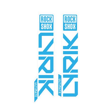 Rockshox Lyrik Ult Fork Sticker For Mtb Cycling Decals Clear