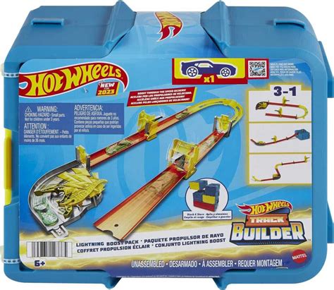 Hot Wheels Track Builder Lightning Boost Pack Comparez Sans Effort Idealo Fr