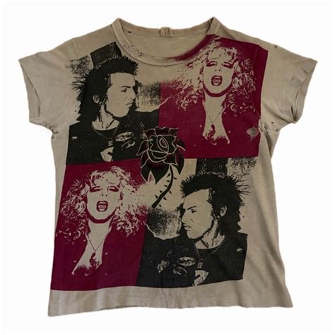 Vintage S Sid Vicious And Nancy Fifth Column Sex Pistols Punk T Shirt EBay