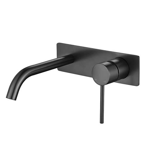 Essence Wall Combination Mixer Tap Gun Metal