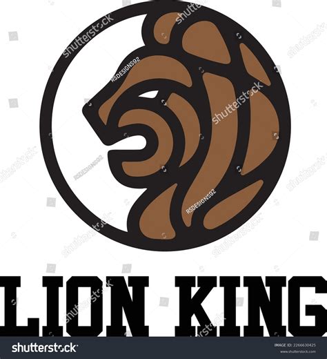 Lion King Logo Vector File Stock Vector (Royalty Free) 2266630425 ...