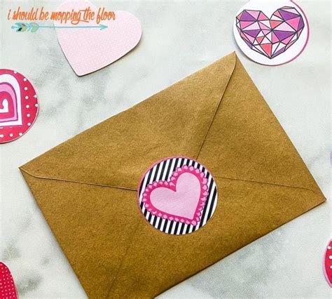 Free Printable Valentine Stickers | Valentines printables free ...