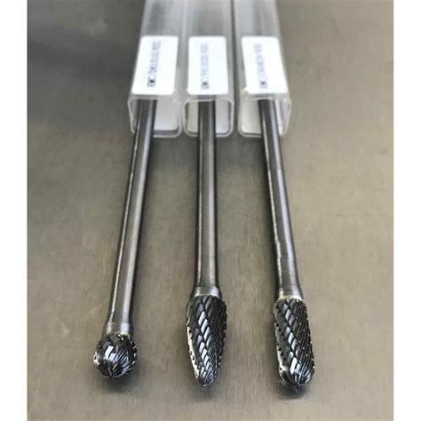 Carbide Burr Set 3 Extra Long Shank Burrs 169mm Long Abrasive