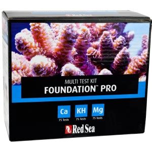 Red Sea Foundation Pro Test Kit Ca Alk Mg Meerwasseraquaristik Ba