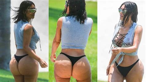 Tras las críticas Kim Kardashian reapareció en la playa con un diminuto bikini Infobae
