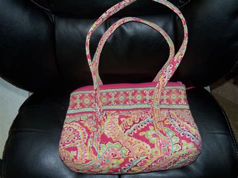 Vera Bradley Pink Capri Melon Betsy Tote Purse Retire… Gem