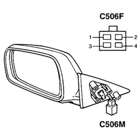 Toyota Power Mirror Wiring Diagram