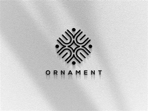 logo  wall mockup psd good mockups