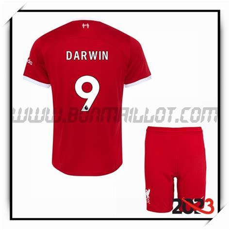 Bien Boutique Vendu Ensemble Maillot Fc Liverpool Darwin Domicile