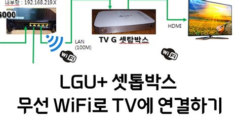 셋톱박스 무선공유기 Tv 연결하는 방법 Av단자는xxxx로 교 Otosection