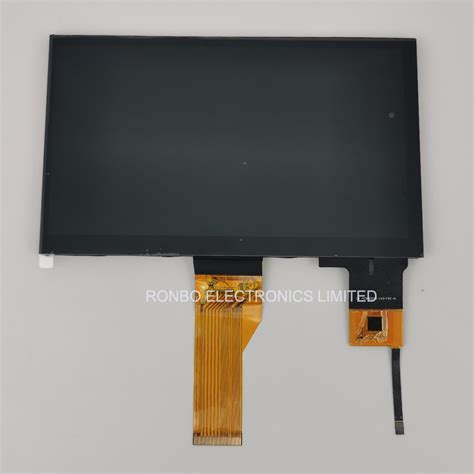 7 Inch 1024X600 Lvds 40pin 80mm Long FPC High Luminance Capacitive