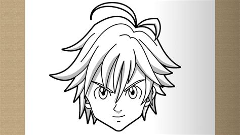 Como Desenhar Meliodas Nanatsu No Taizai Passo A Passo De Forma