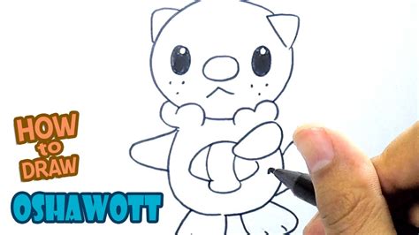 How To Draw Oshawott Drawing Pokemon Youtube