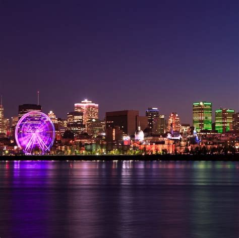 Montreal skyline at night - Travel Off Path