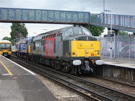 Slade Green Rog Class 37884 With Newly Painted Class 47813 Flickr