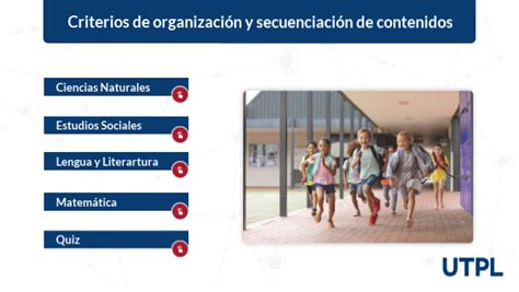 EDUC 3192 Criterios de organización y secuenciación de contenidos