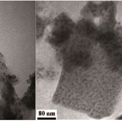 Tem Micrograph Of The Pdnps Cu2 Bdc 2dabco Download Scientific Diagram