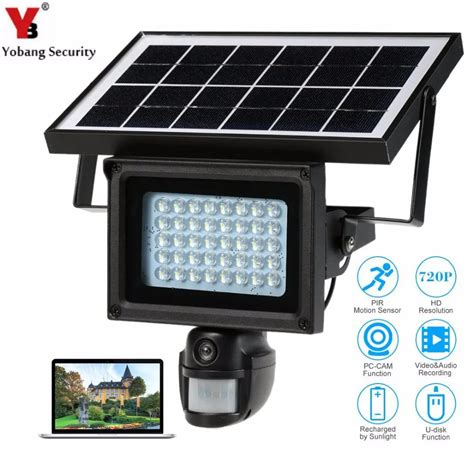 YobangSecurity Solar Power Waterproof Outdoor Security Surveillance ...