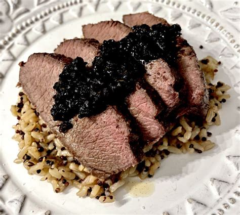 Roasted Mediterranean Venison Backstrap National Deer Association