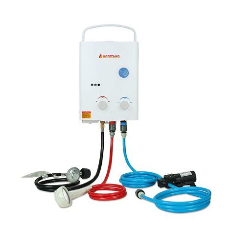 Camplux 5L 1 32 GPM Outdoor Portable Propane Gas Tankless Water Heater