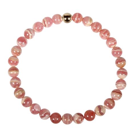 Rhodochrosiet Armband Met K Gouden Kraal Mm Spiritual Garden