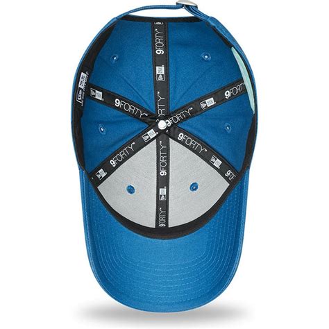 New Era Curved Brim Forty Essential Vespa Piaggio Blue Adjustable Cap