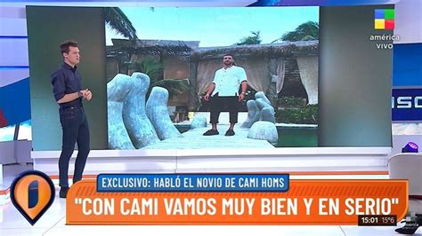 Carlos Benvenuto el nuevo novio de Camila Homs habló en Intrusos