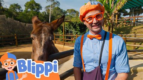 Blippi Pet Zoo | T-Rex Ranch Adventures | Kids Songs | Moonbug Kids ...