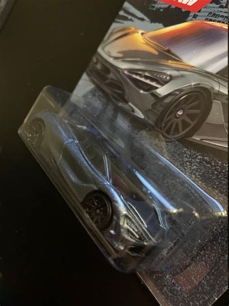 Hot Wheels Fast And Furious Mclaren 720S Grey Long Card Hard To Find Collector Miniature Model