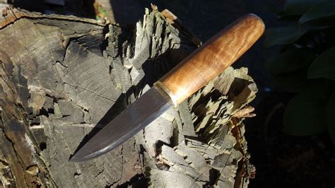 Making A Nordic Puukko Knife Using Basic Tools Youtube