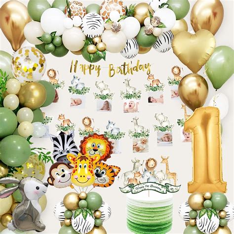 Decoration Anniversaire An Ballon Anniversaire An Jungle