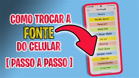 Como Trocar A Fonte Do Celular F Cil E R Pido Passo A Passo Youtube